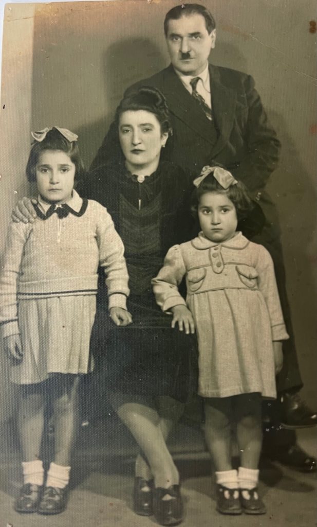 My Grand Parents with my aunt and mother Circa 1943